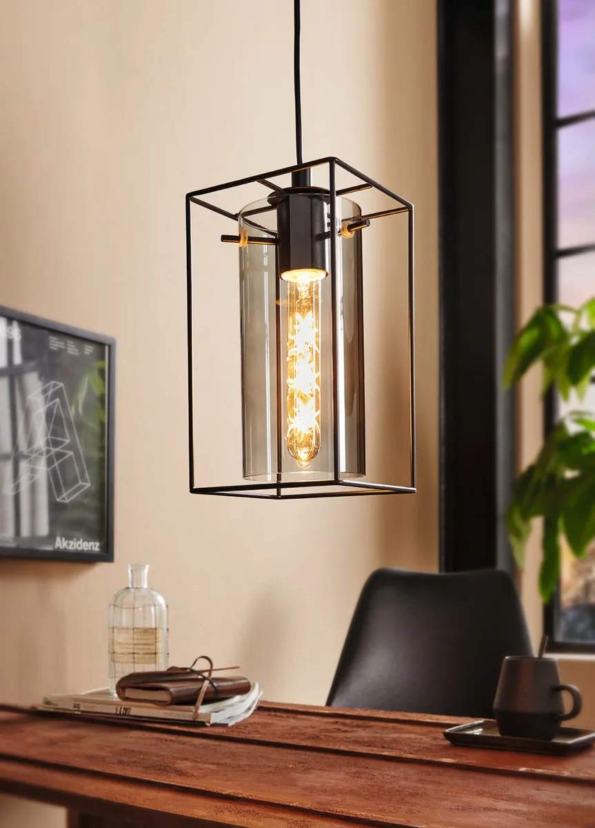 Eglo Loncino Hanglamp - 3 Lichtpunten - Zwart