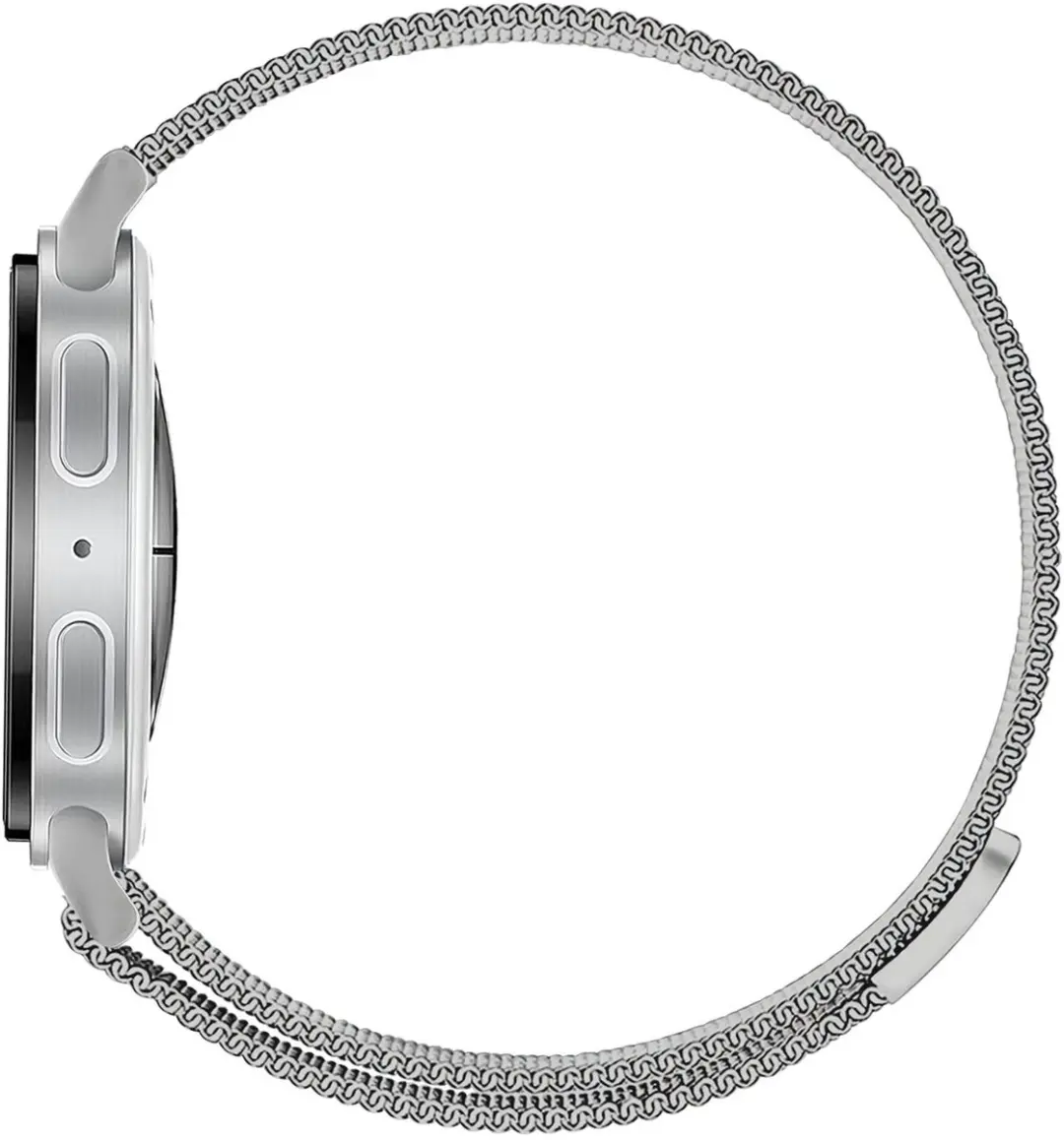 Selected SBG Milanees Horlogebandje - Samsung Galaxy Watch 8 - Zilver - afbeelding 6 van 6