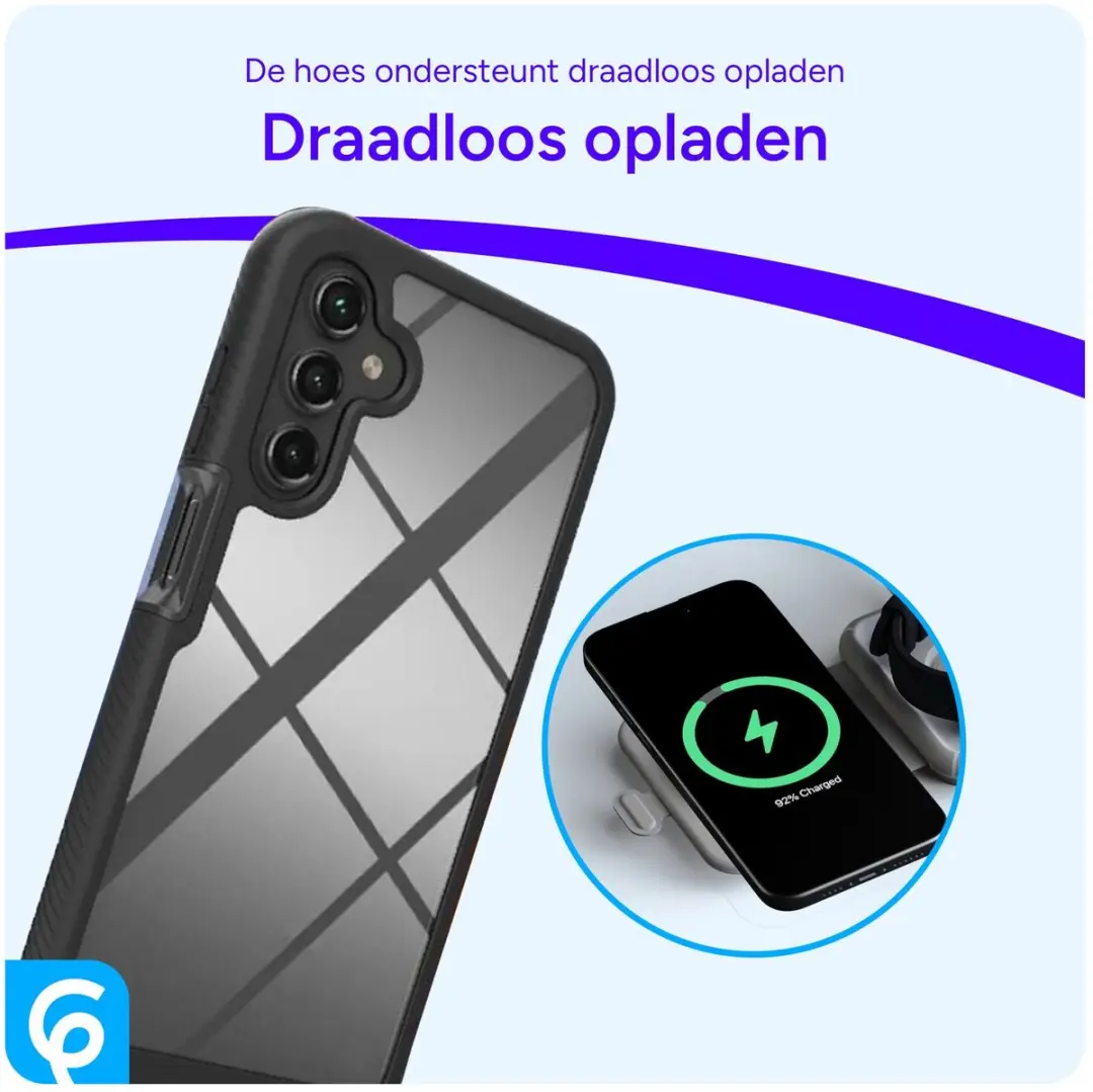 Selected Hoesje Samsung Galaxy A15 Full Protect - Schokbestendig Zwart