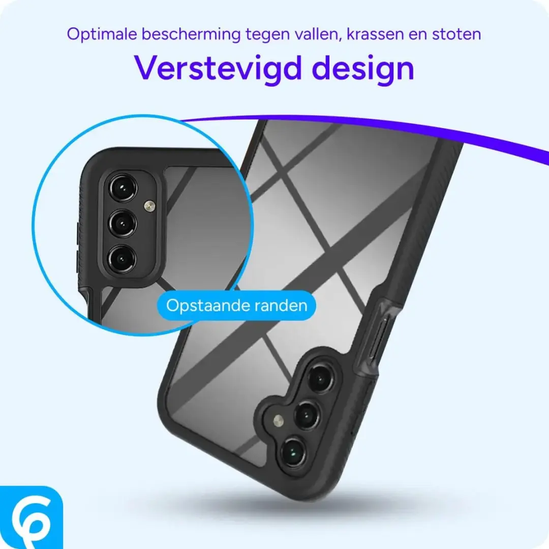 Selected Hoesje Samsung Galaxy A15 Full Protect - Schokbestendig Zwart