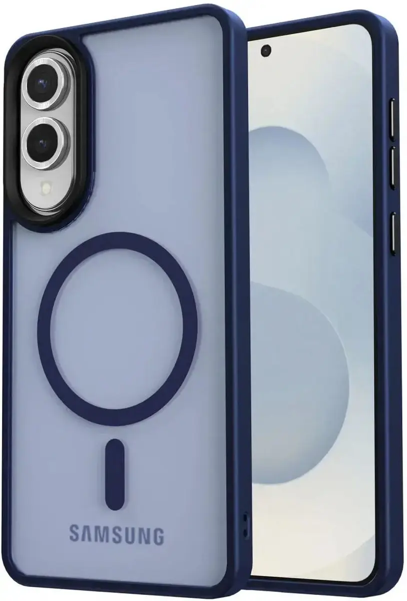 Selected Hoesje Samsung Galaxy S25 Edge MagSafe Blauw