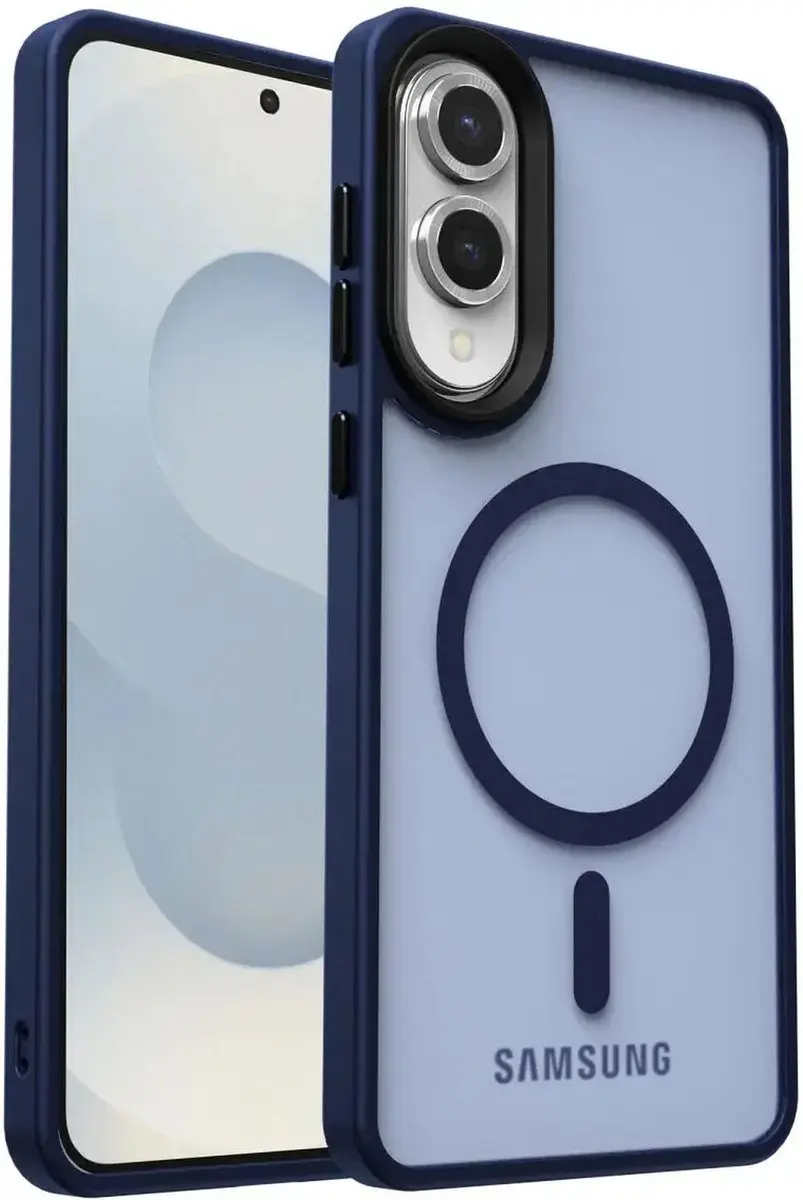 Selected Hoesje Samsung Galaxy S25 Edge MagSafe Blauw