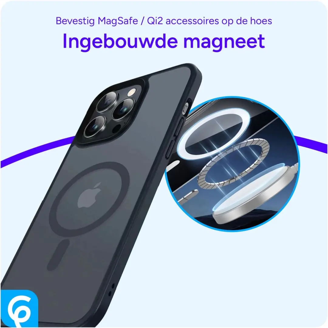 Selected by GSMpunt Apple iPhone 14 Pro Max MagSafe Hoesje - Zwart