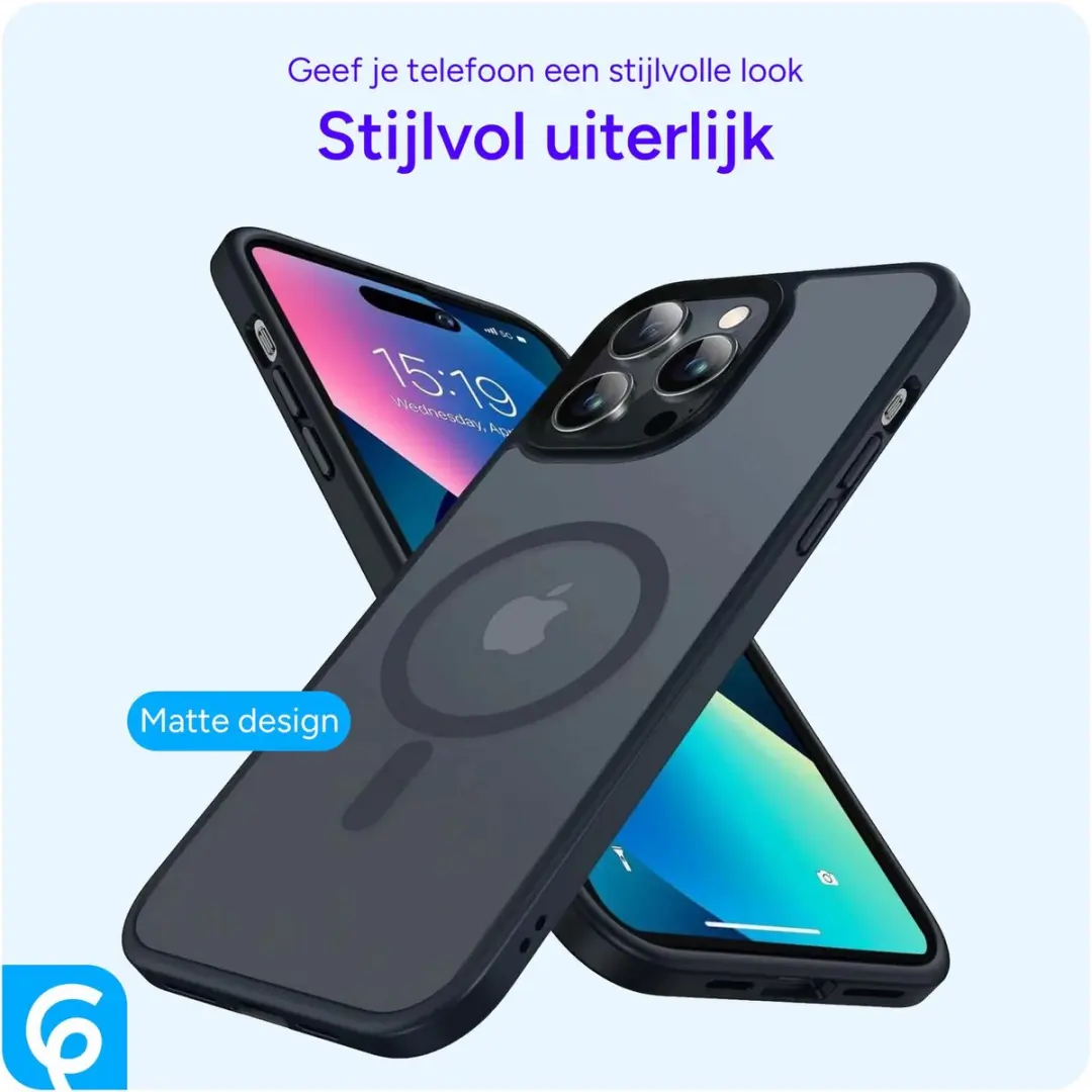 Selected by GSMpunt Apple iPhone 14 Pro Max MagSafe Hoesje - Zwart