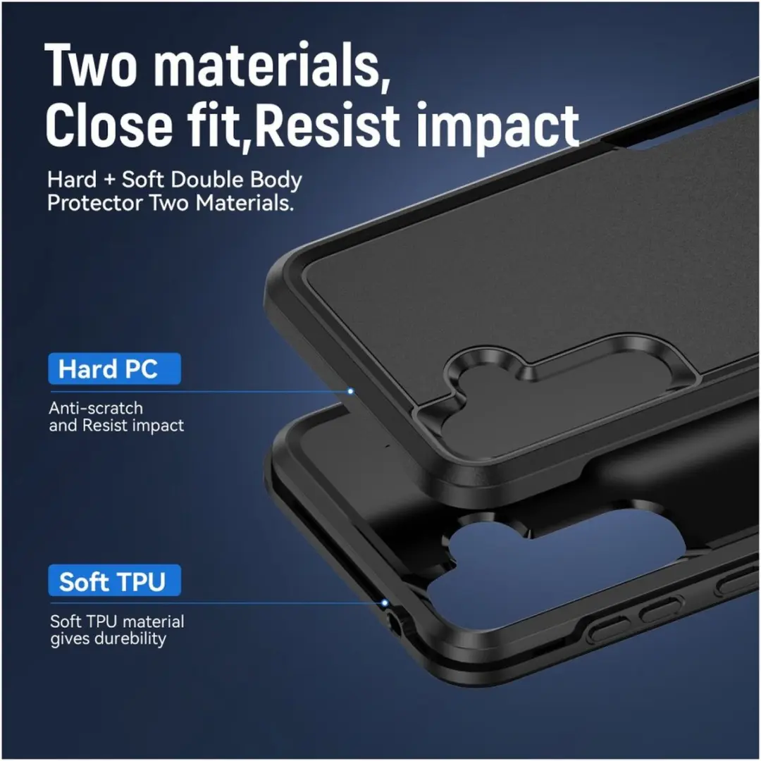 Selected Schokbestendige Back Cover Samsung Galaxy A54 - Zwart
