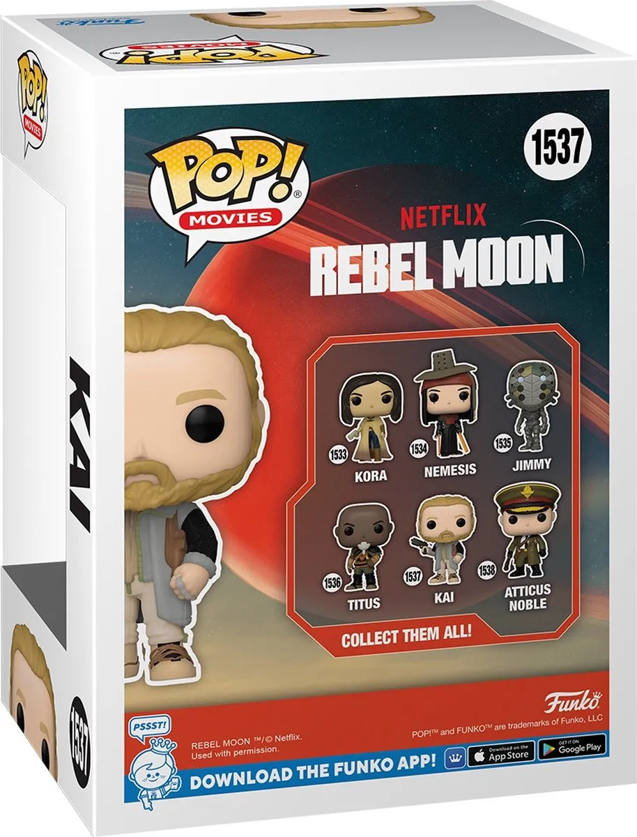 Funko Pop Rebel Moon Kai Movies #1537 - 9,5 cm - Multi