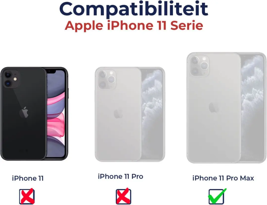 Selected Hoesje iPhone 11 Full Protect - Blauw