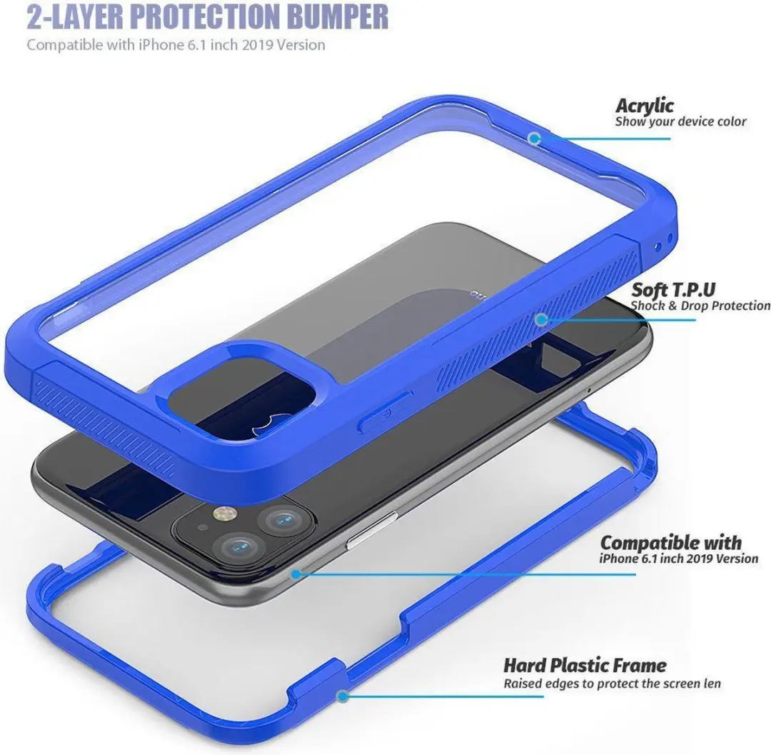 Selected Hoesje iPhone 11 Full Protect - Blauw