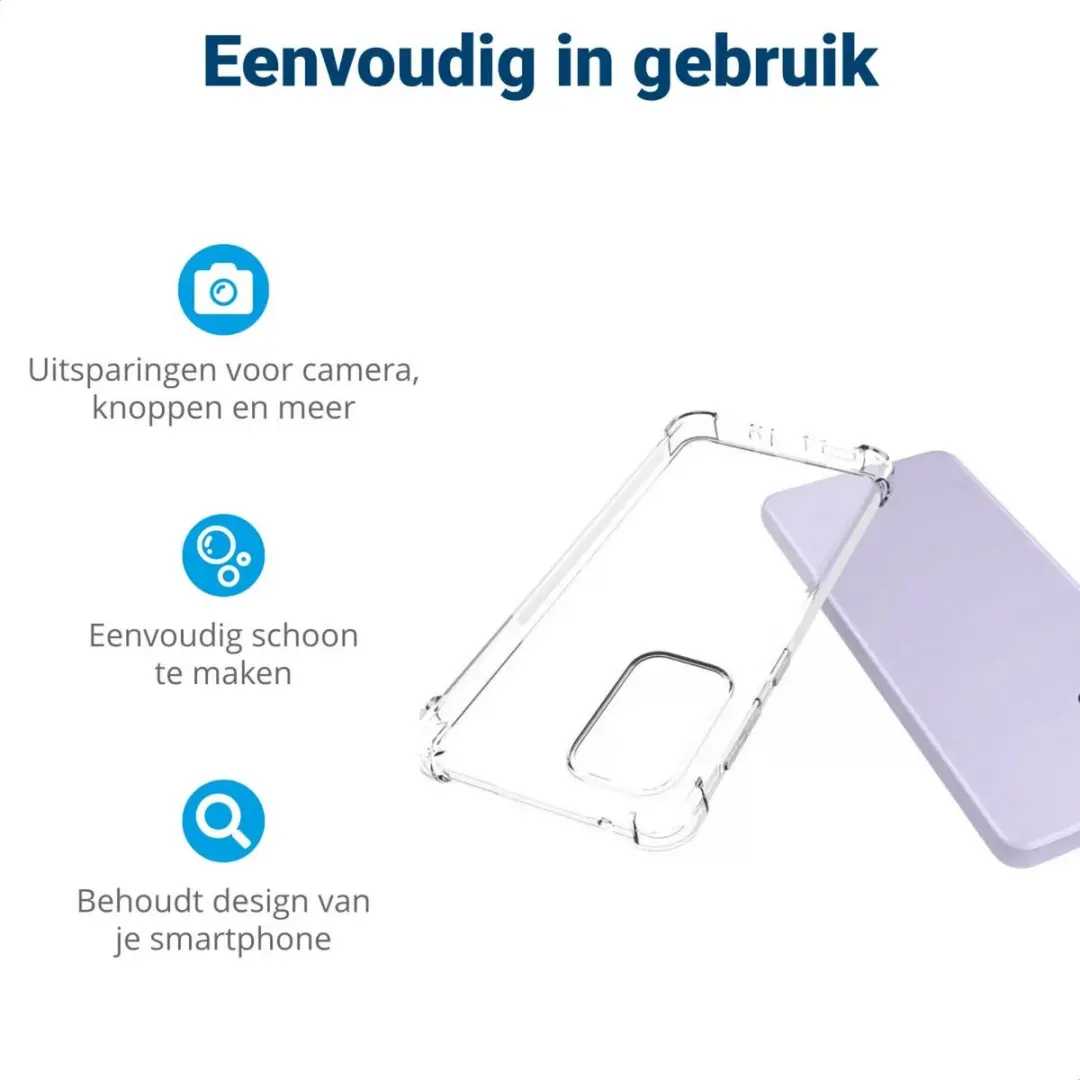 Selected Hoesje Schokbestendig TPU Samsung Galaxy A33 - Transparant