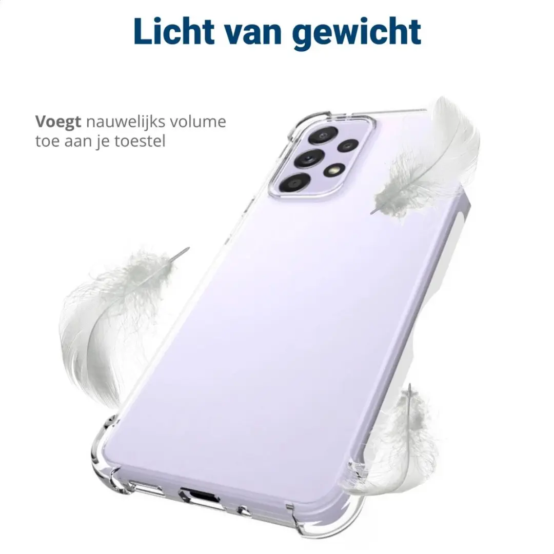 Selected Hoesje Schokbestendig TPU Samsung Galaxy A33 - Transparant