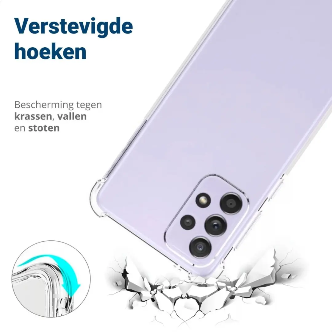 Selected Hoesje Schokbestendig TPU Samsung Galaxy A33 - Transparant