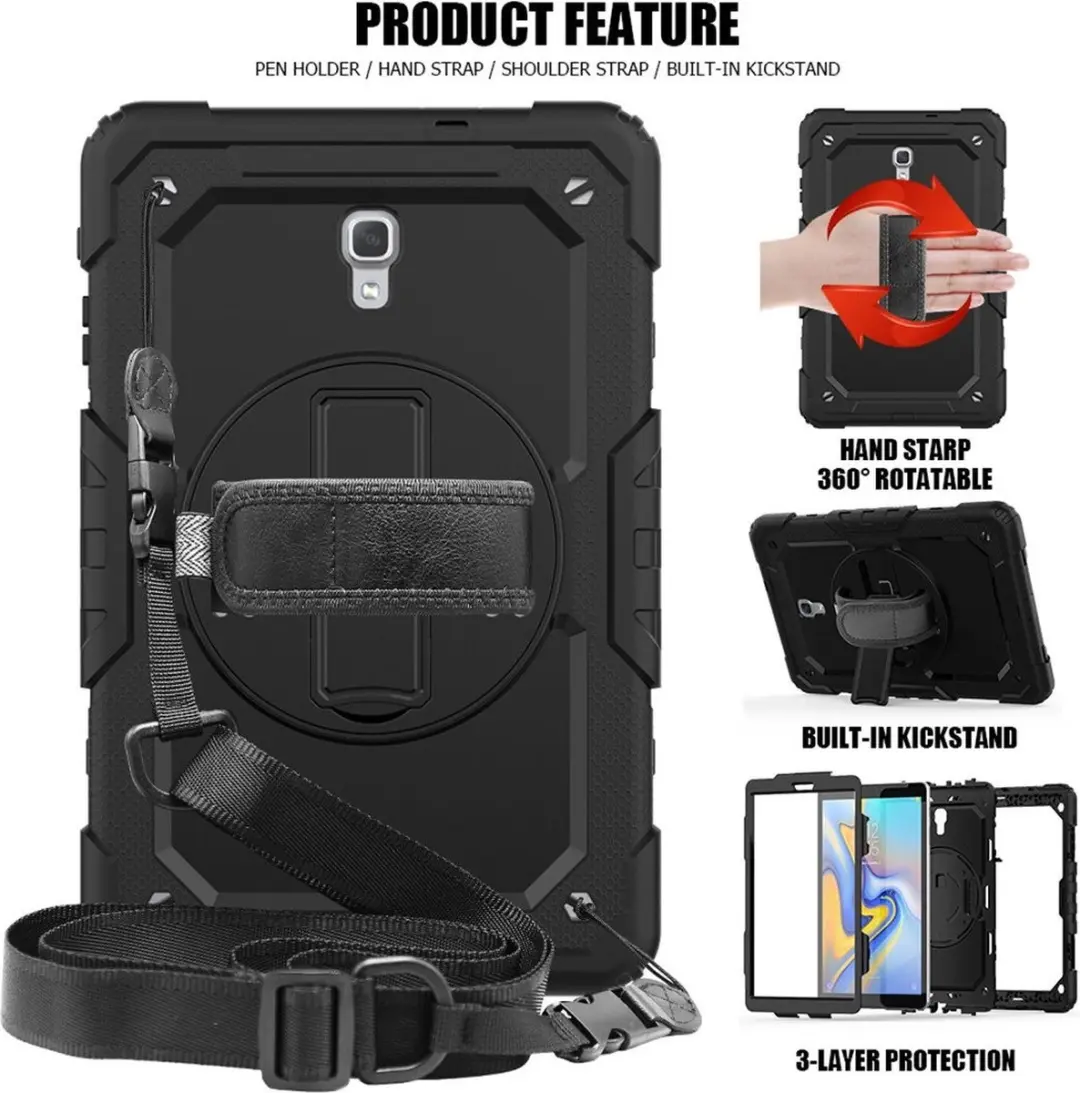 Selected Samsung Galaxy Tab A 10.5 Hoes - Zwart met Screenprotector