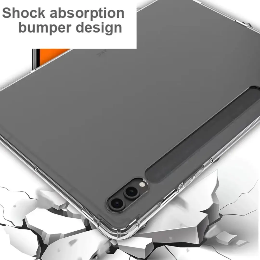 Selected TPU Hoes Transparant Samsung Galaxy Tab S9 Plus