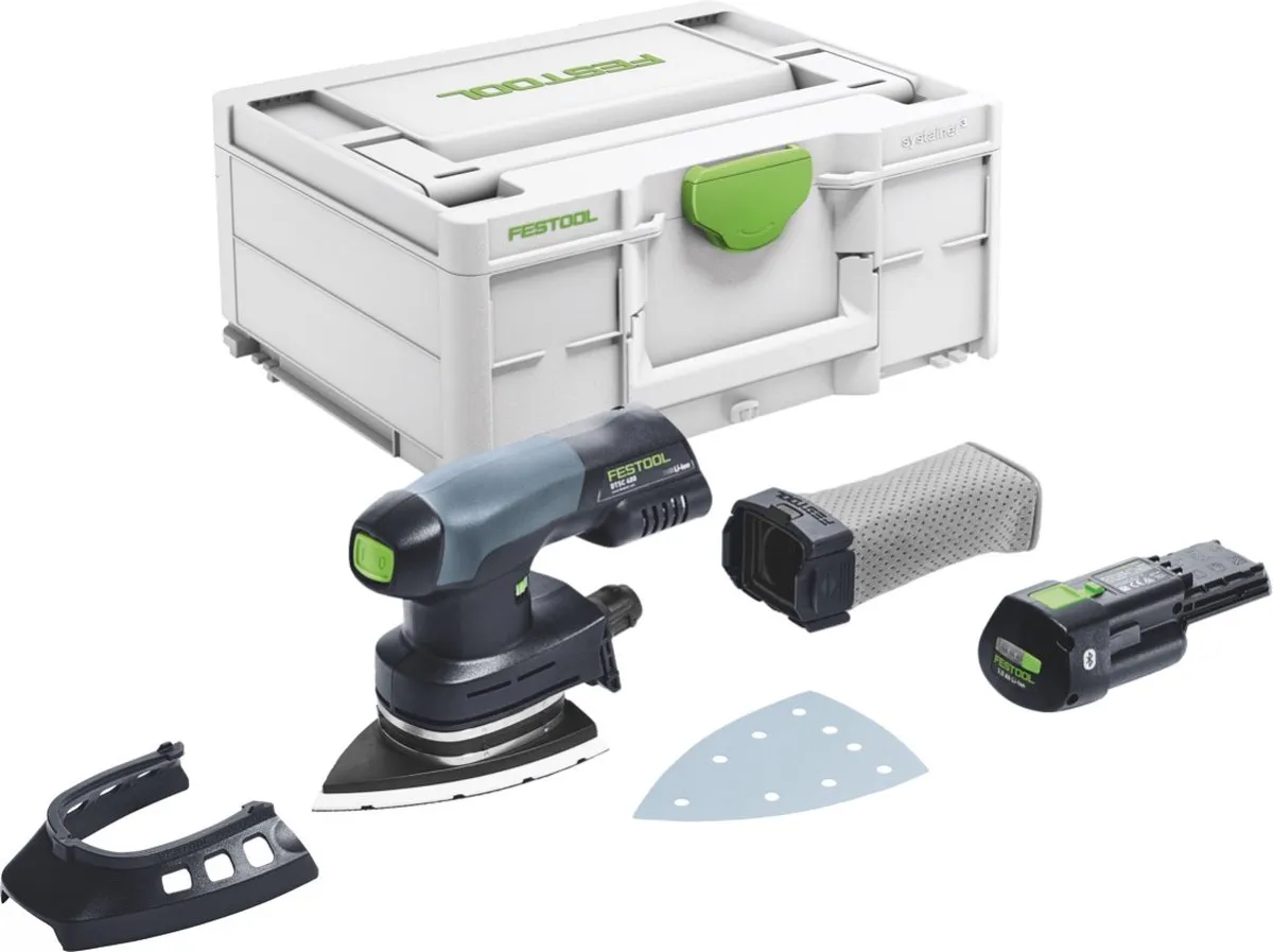 Festool DTSC 400-Basic Accu-Delta Schuurmachine 18V - 1x 3.0Ah Accu - afbeelding 2 van 5