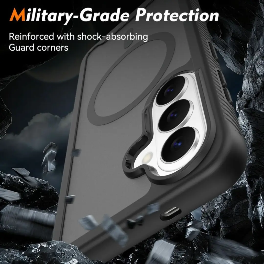 Selected by GSMpunt Samsung Galaxy S26 Hoesje - MagSafe/Qi2 - Transparant Zwart
