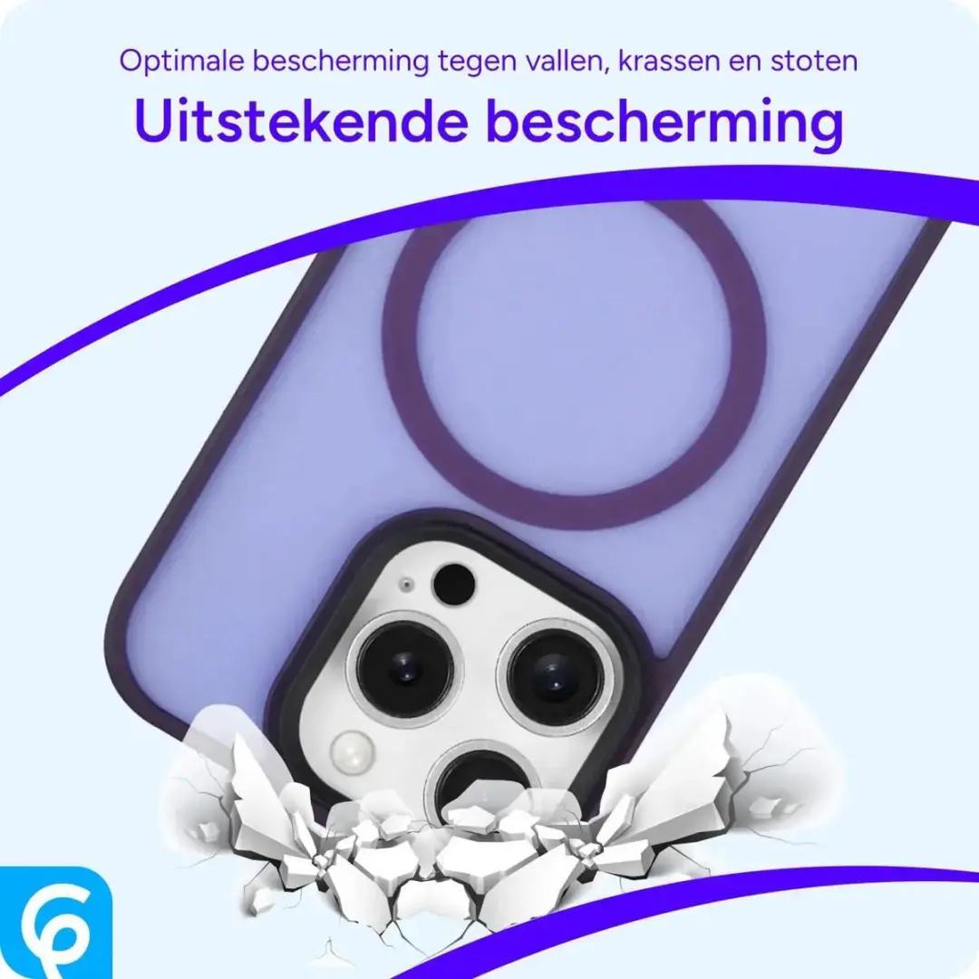 Selected Hoesje iPhone 16 Pro MagSafe Paars
