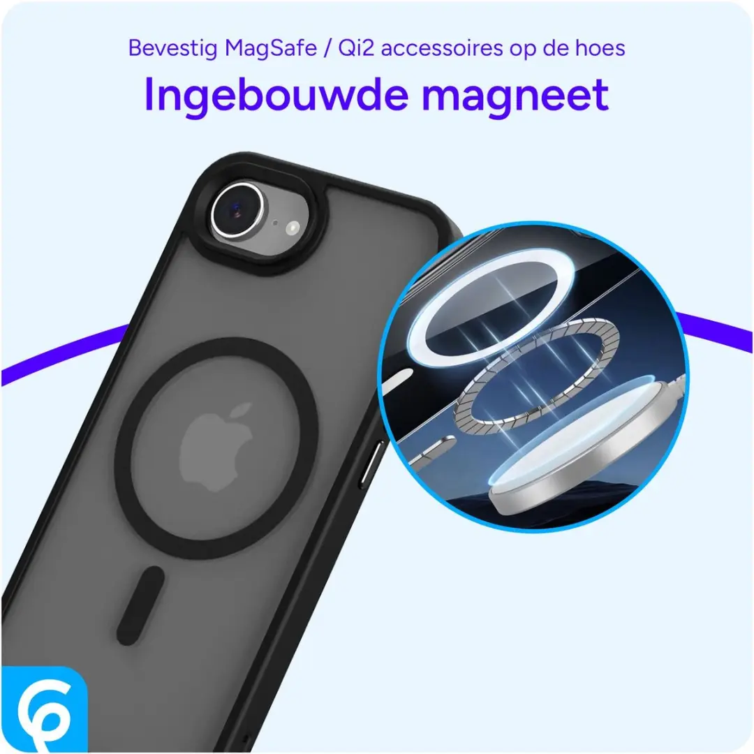 Selected Hoesje iPhone 16e/17e MagSafe Matte Zwart