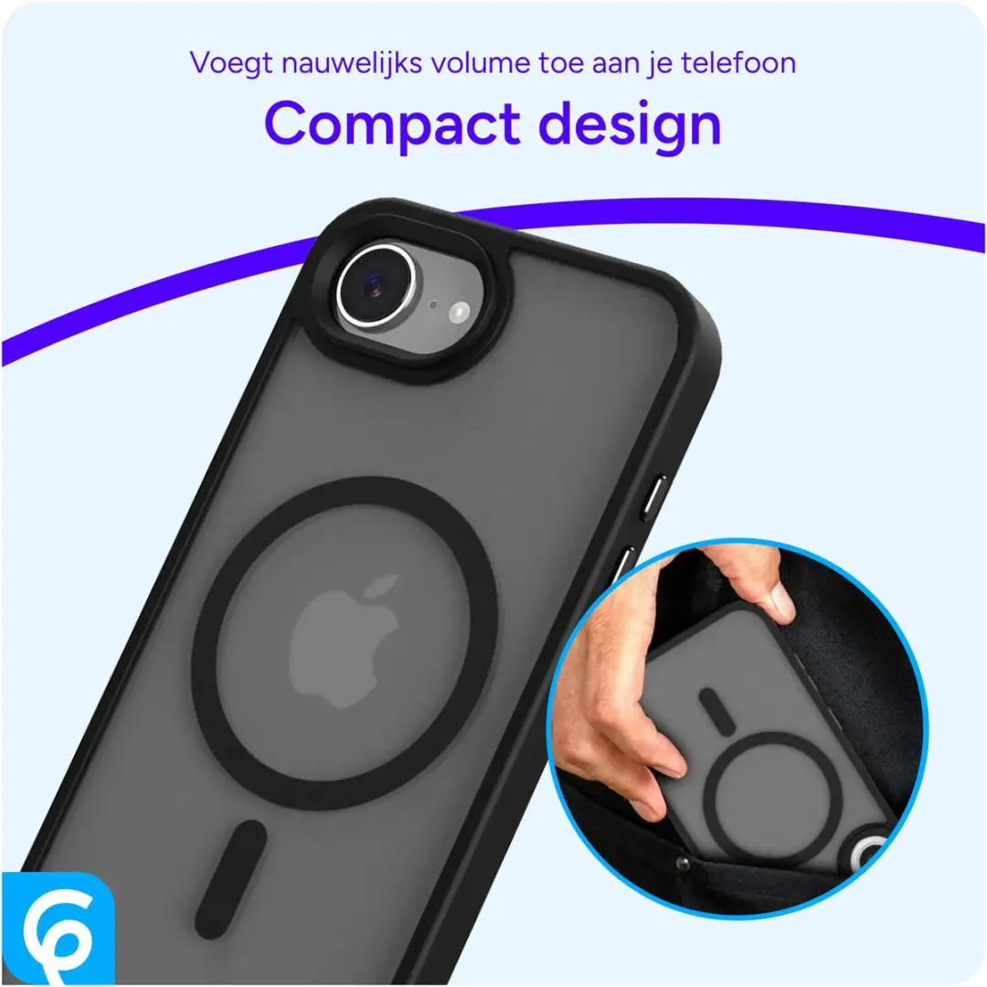 Selected Hoesje iPhone 16e/17e MagSafe Matte Zwart - afbeelding 6 van 6