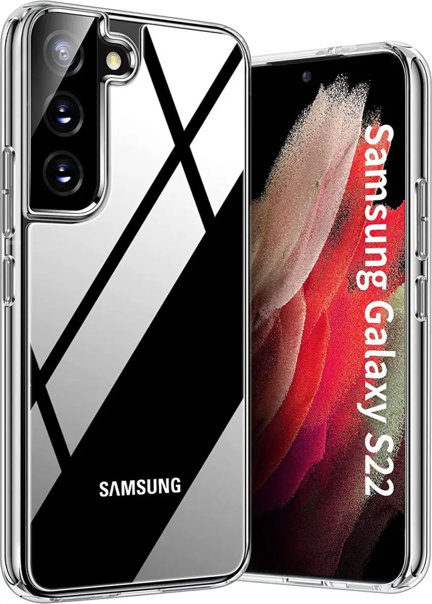 Selected Hoesje Armor Back Cover Transparant - Samsung Galaxy S22