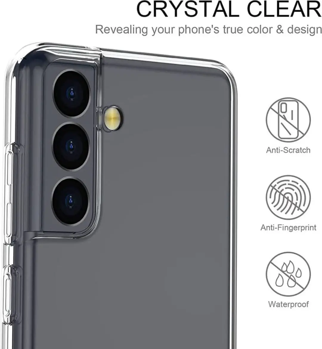 Selected Hoesje Armor Back Cover Transparant - Samsung Galaxy S22