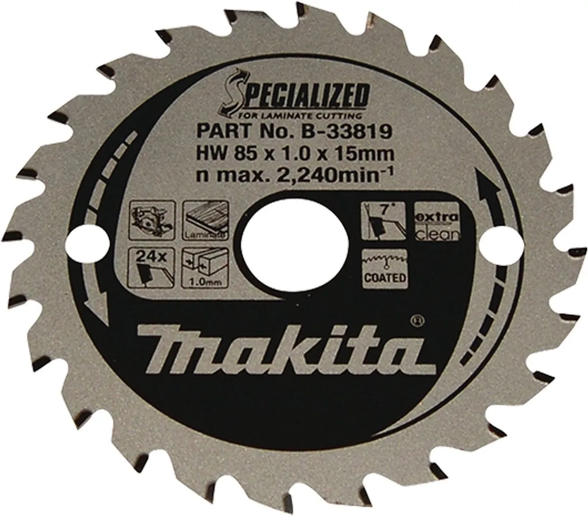 Makita Cirkelzaagblad B-33819 Laminaat 85mm