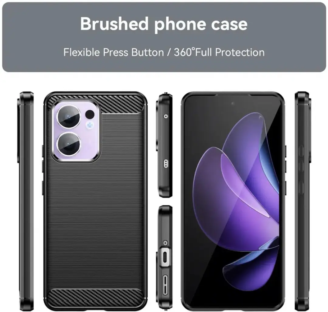 Selected TPU Hoesje Oppo Reno 13 F - Zwart