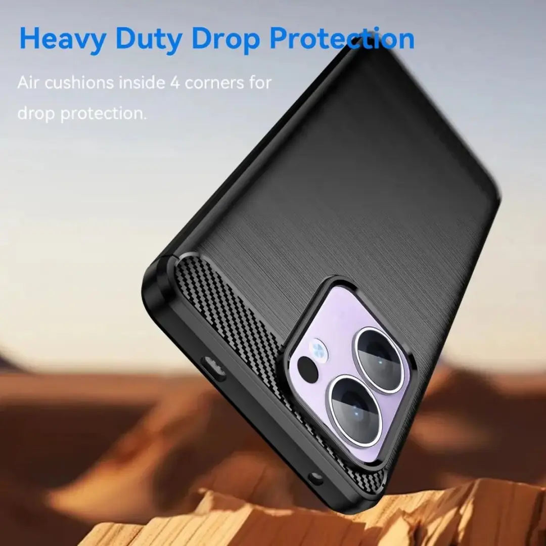 Selected TPU Hoesje Oppo Reno 13 F - Zwart