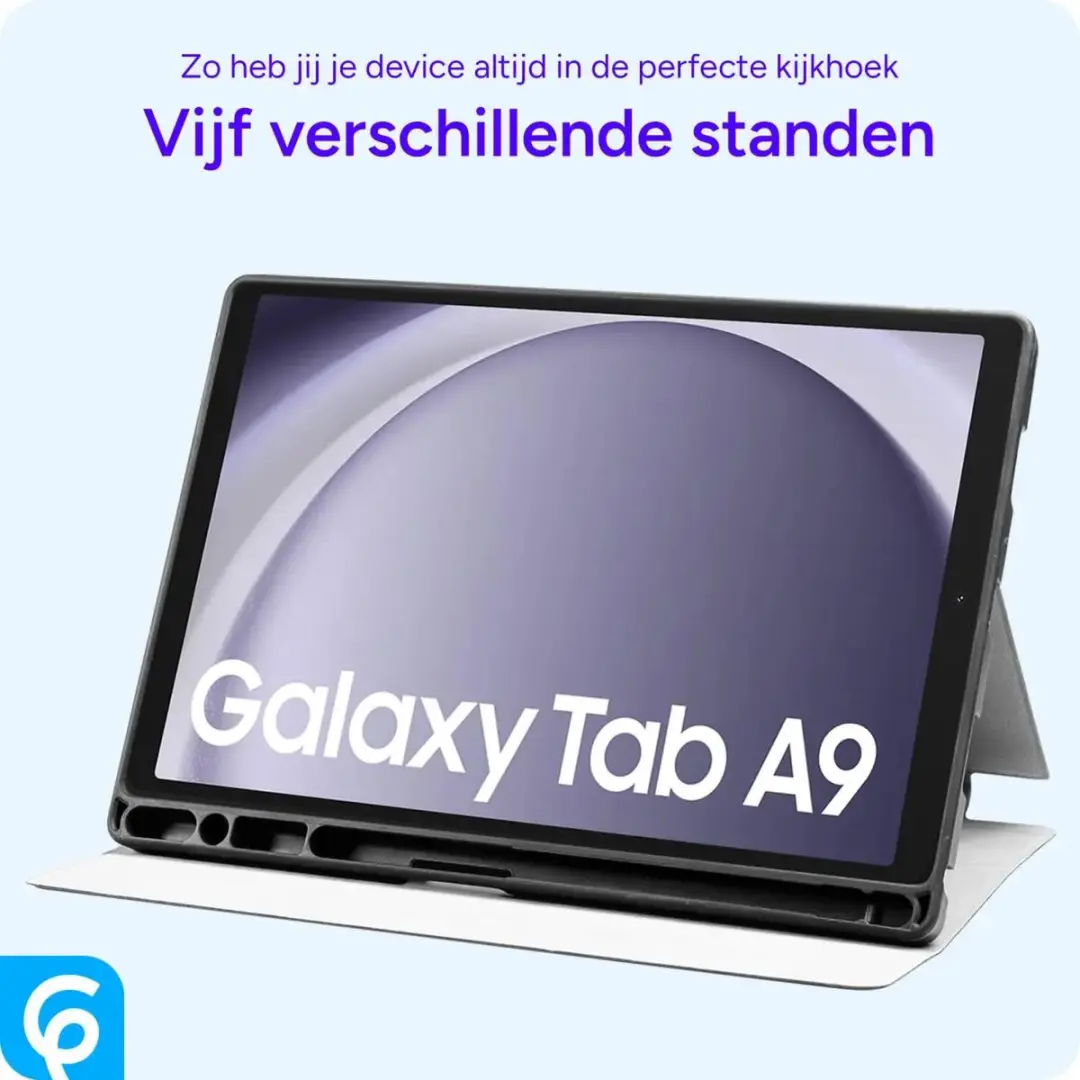 Selected Tablet Hoes Samsung Galaxy Tab A9 Tri-Fold - Rood