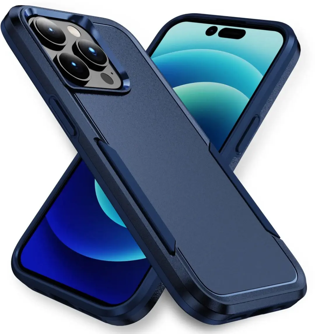Selected Back Cover iPhone 14 Pro Blauw