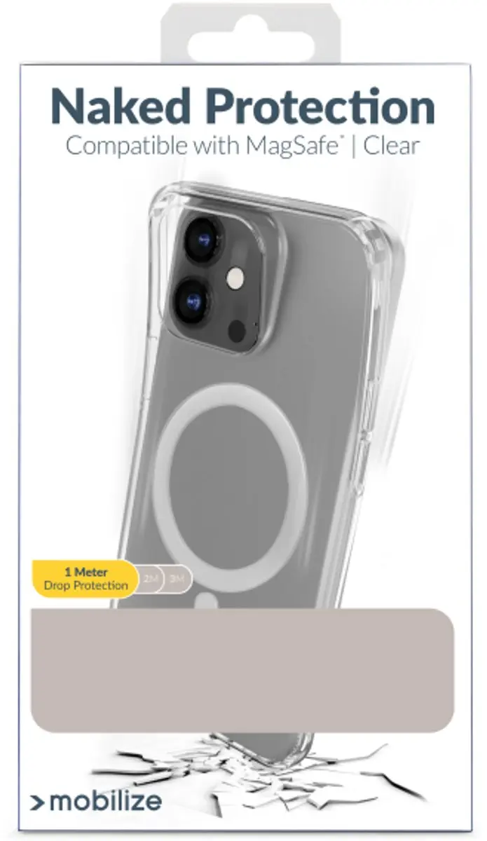 Mobilize MagSafe Naked Protection Case iPhone 18 Pro - Transparant
