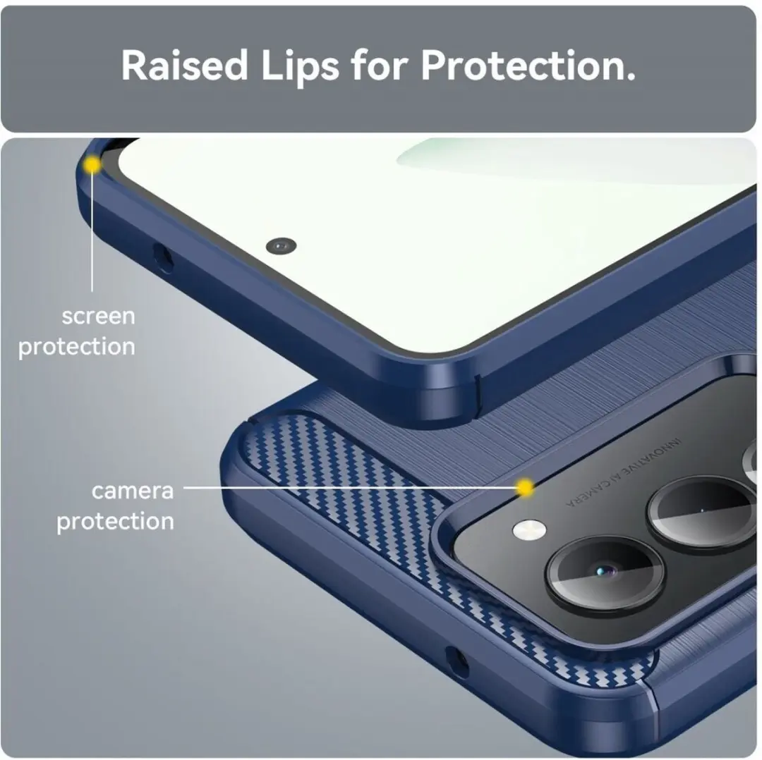 Selected TPU Hoesje Xiaomi Redmi 15 - Blauw