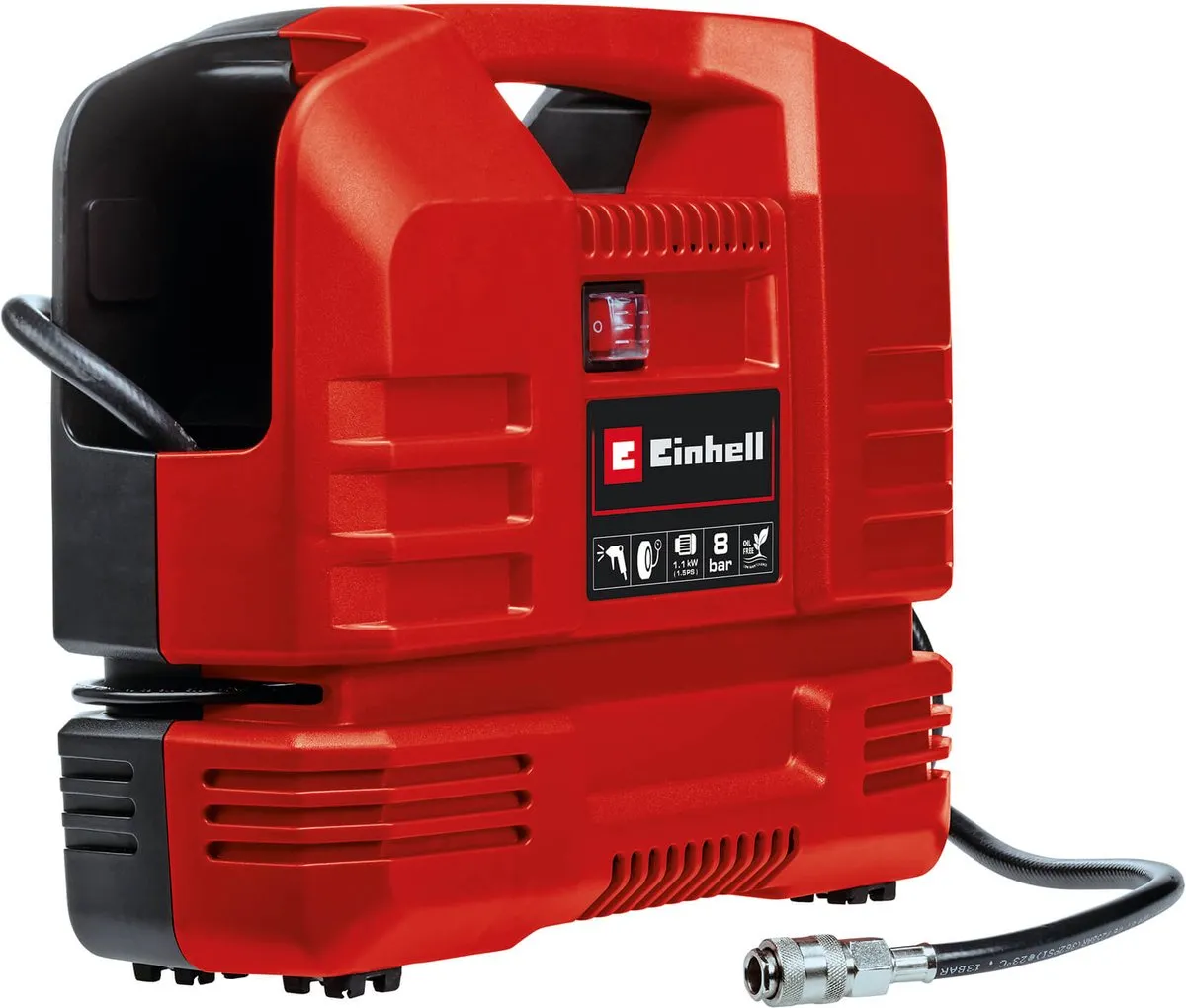 Einhell TC-AC 190 OF Compressor 1100W - 8 bar - Olievrij