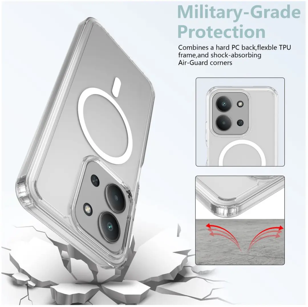 Selected Hoesje Xiaomi Redmi 15C MagSafe - Transparant