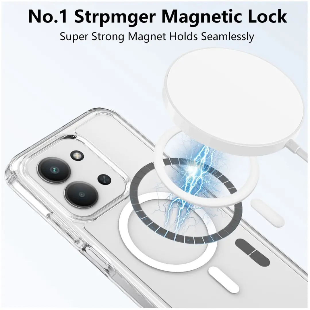 Selected Hoesje Xiaomi Redmi 15C MagSafe - Transparant