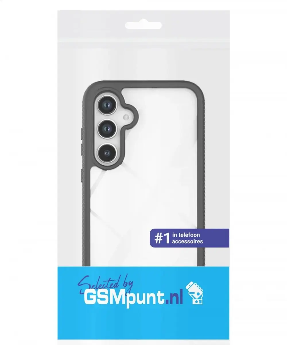 Selected by GSMpunt Samsung Galaxy A35 Hoesje - Rood - Ingebouwde Screenprotector