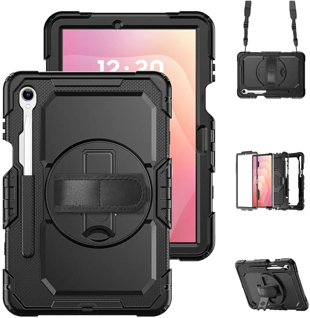 Selected Samsung Galaxy Tab S11 Hoes met Screenprotector - Zwart