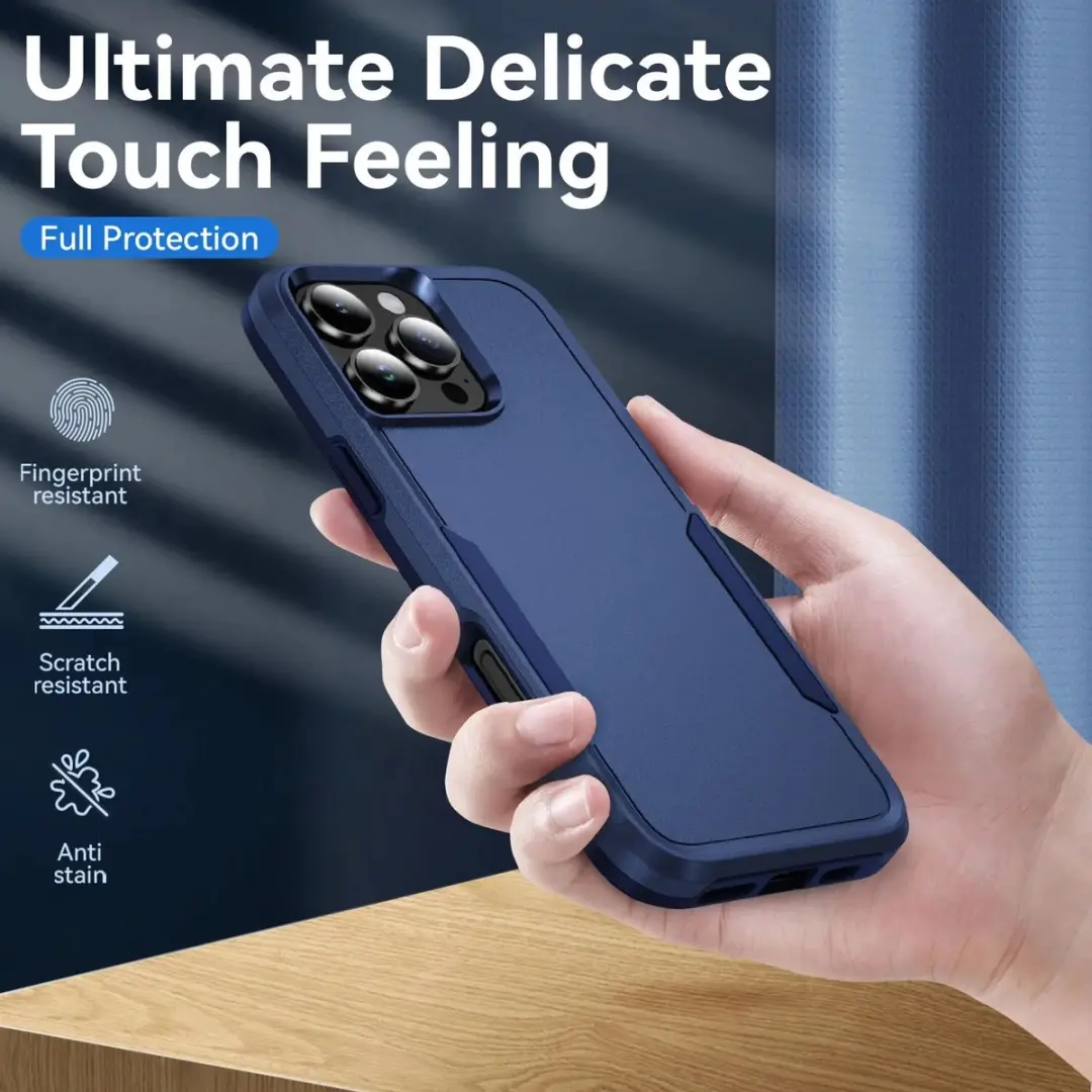 Selected Back Cover iPhone 16 Pro Blauw