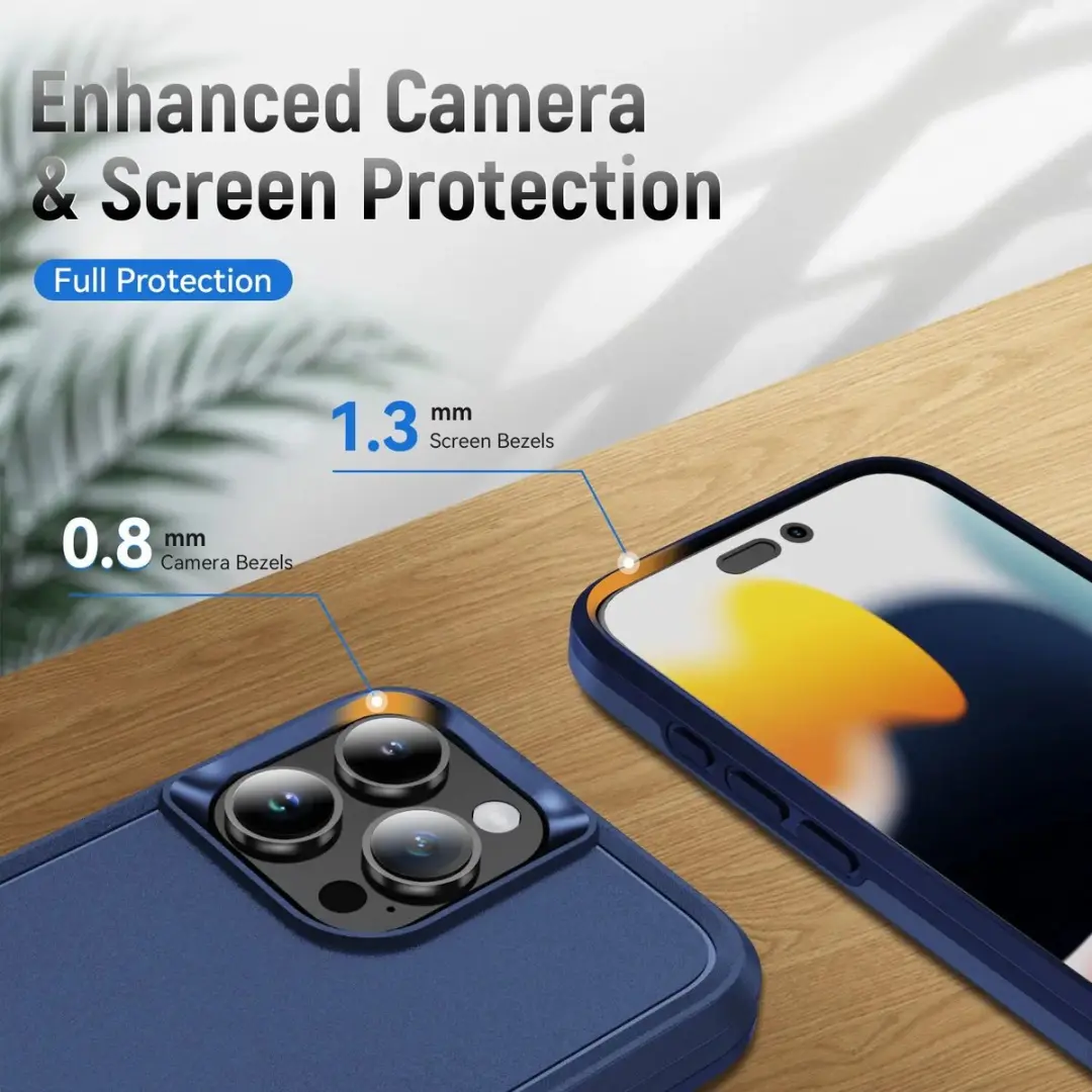 Selected Back Cover iPhone 16 Pro Blauw