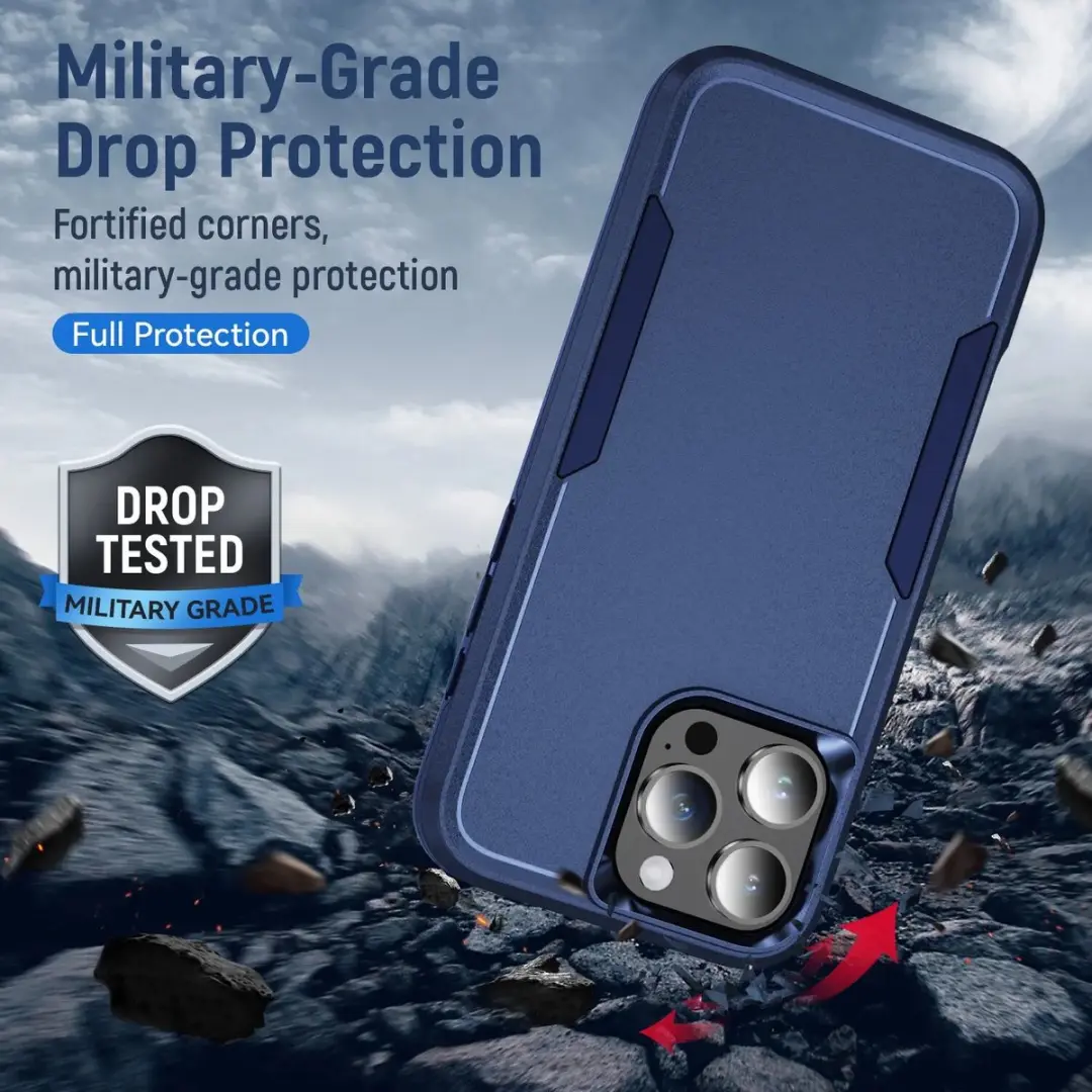 Selected Back Cover iPhone 16 Pro Blauw