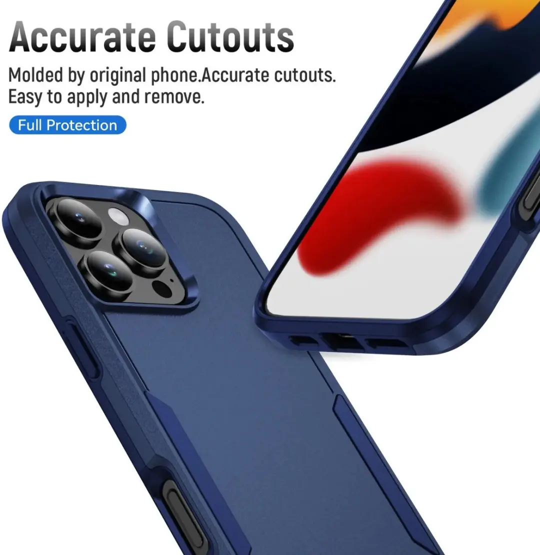 Selected Back Cover iPhone 16 Pro Blauw