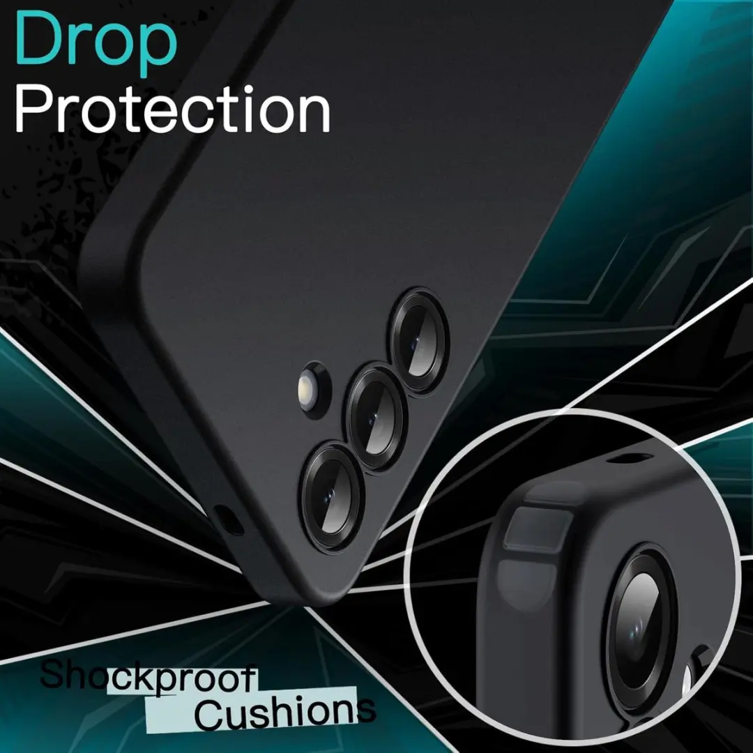 Selected Zwart Dun TPU Hoesje Samsung Galaxy S25 Plus