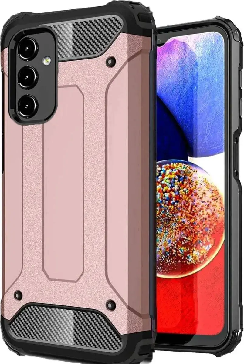 Selected Hoesje Samsung Galaxy A16 Hybride Roze