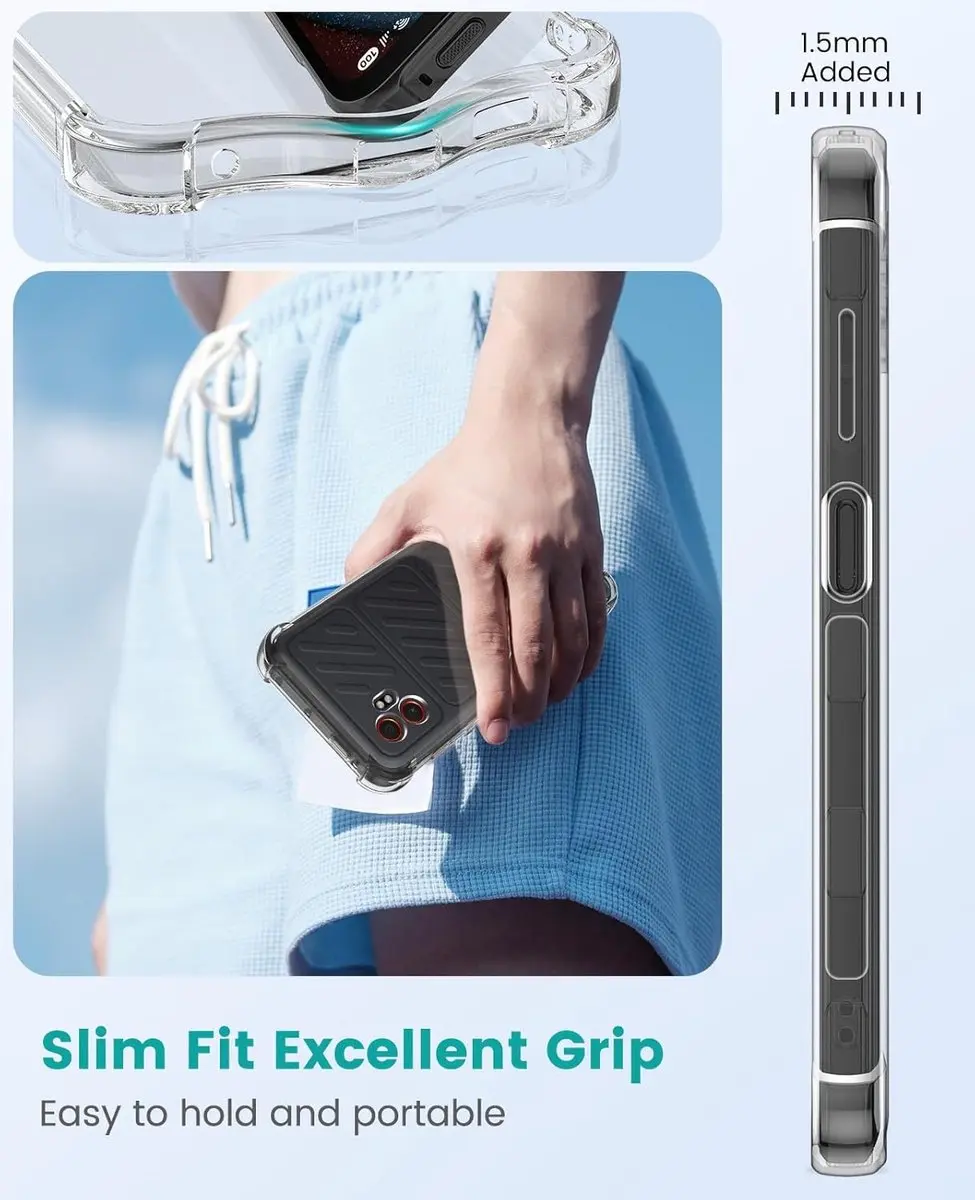 Selected by GSMpunt Transparant Hoesje Samsung Galaxy Xcover 7 Pro - Schokbestendig - afbeelding 6 van 6