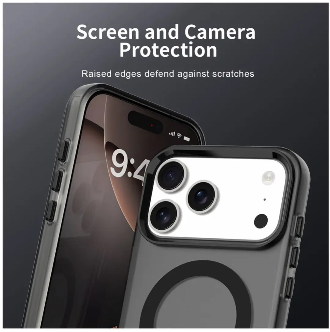 Selected MagSafe Backcover iPhone 17 Pro Max - Zwart & Transparant - afbeelding 6 van 6