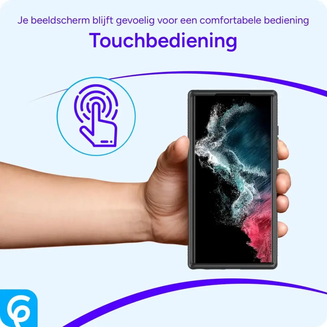Selected by GSMpunt Samsung Galaxy A53 Full Protect Hoesje - Zwart/Transparant