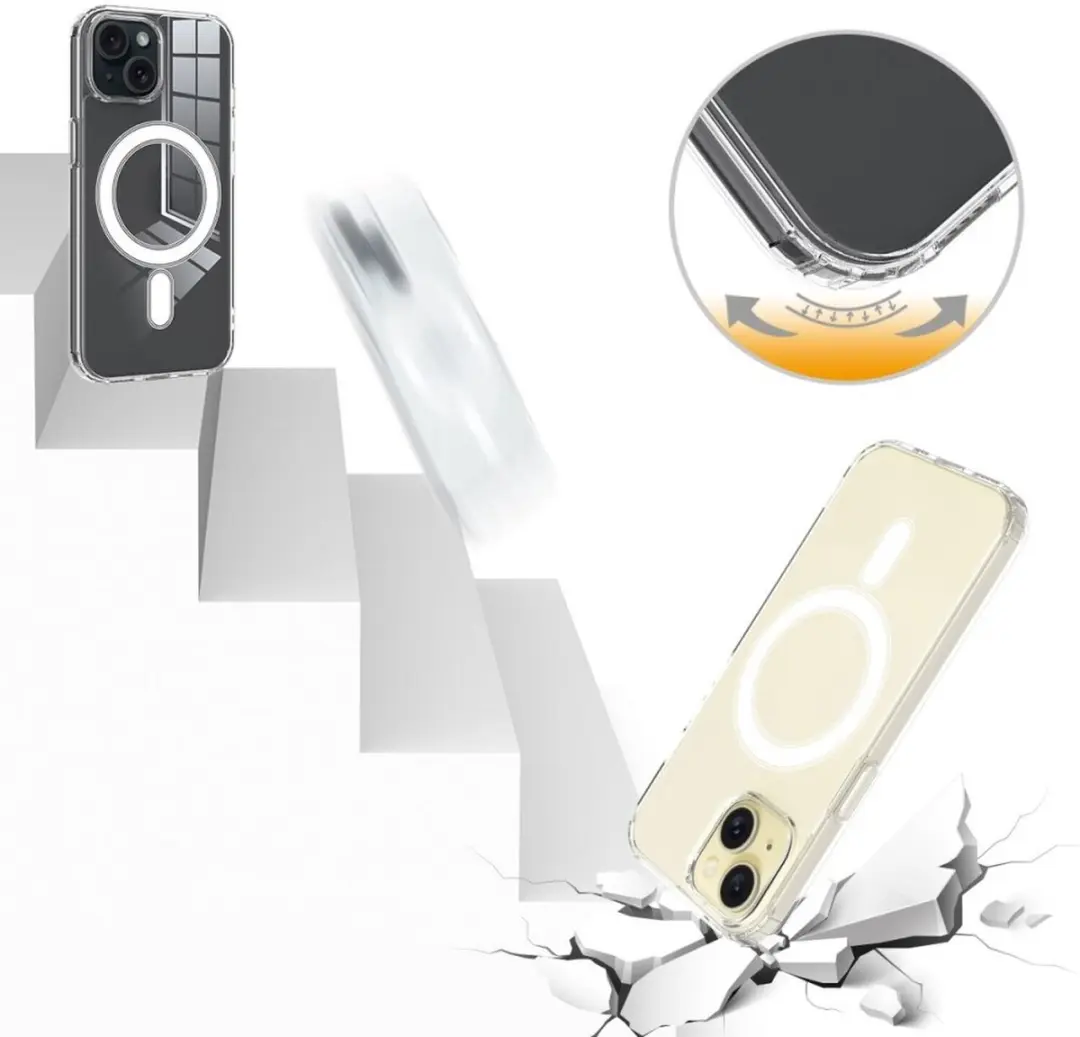 Selected Transparant Hoesje iPhone 15 - MagSafe