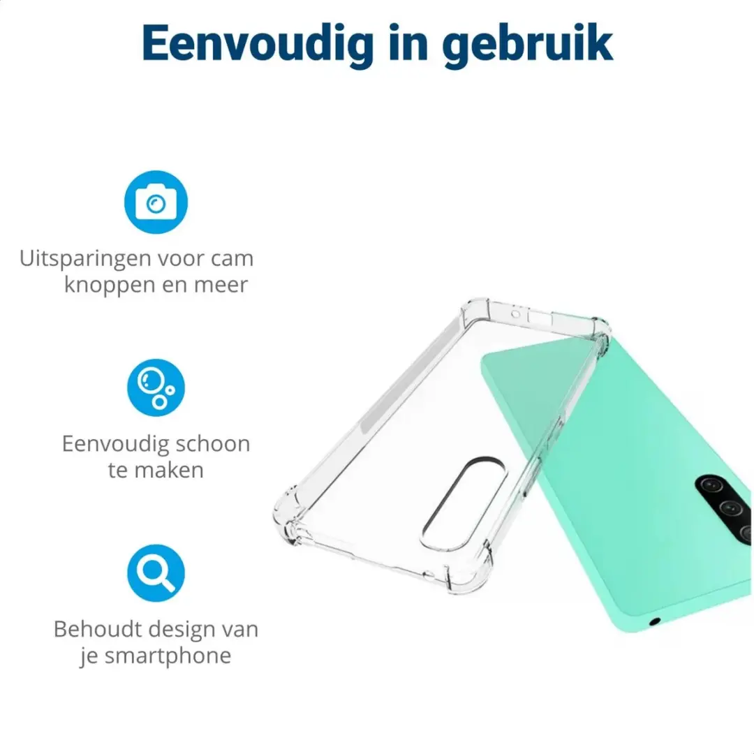 Selected Transparant TPU Hoesje Sony Xperia 10 V - Schokbestendig