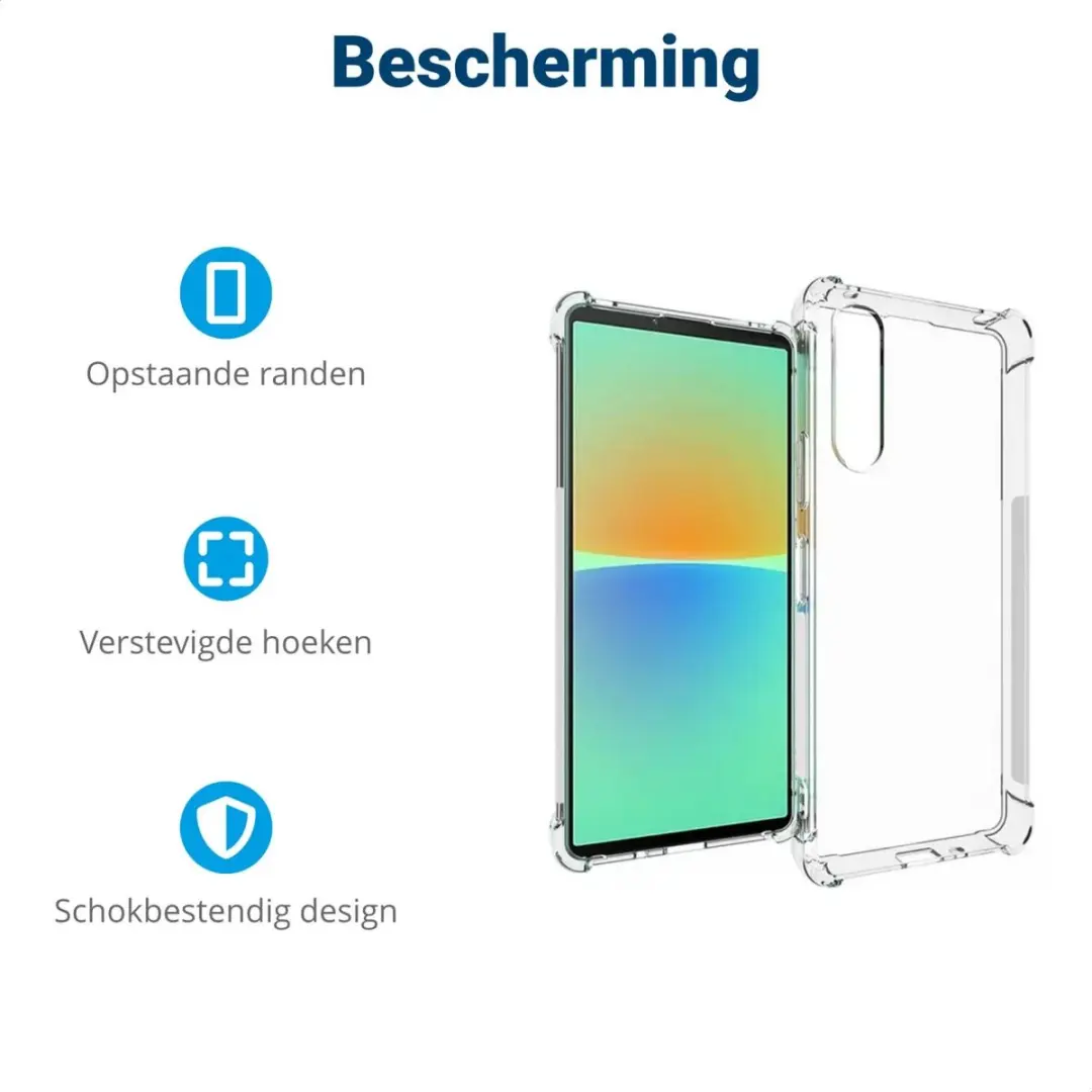 Selected Transparant TPU Hoesje Sony Xperia 10 V - Schokbestendig