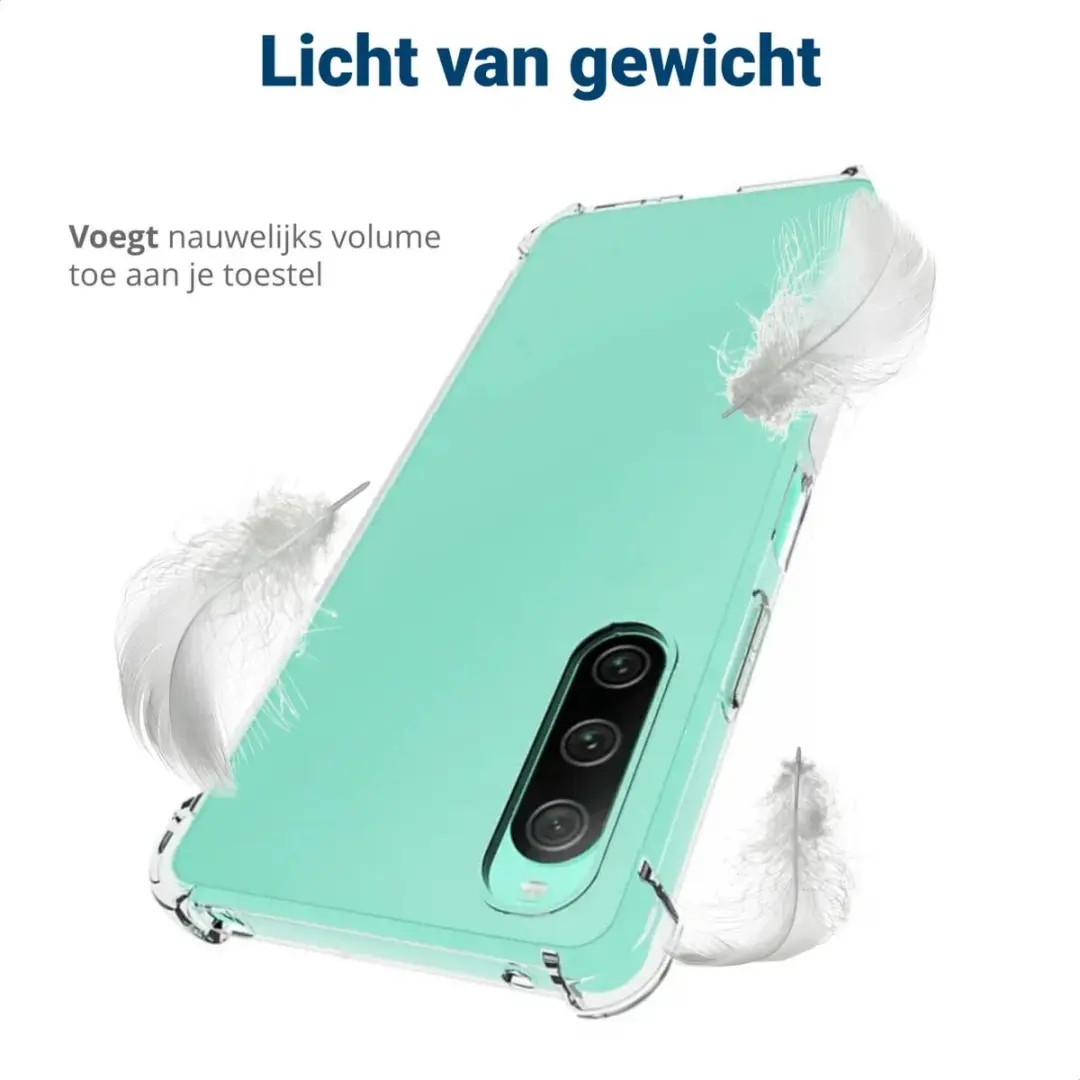 Selected Transparant TPU Hoesje Sony Xperia 10 V - Schokbestendig - afbeelding 6 van 6