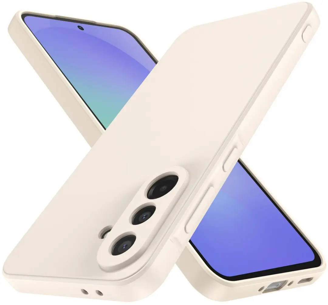 Selected Hoesje Samsung Galaxy A36 - Dun TPU Back Cover - Beige